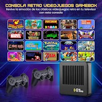 Consola Retro Videojuegos Gamebox G11 Pro Tv Box 128GB 4k con 2 mandos